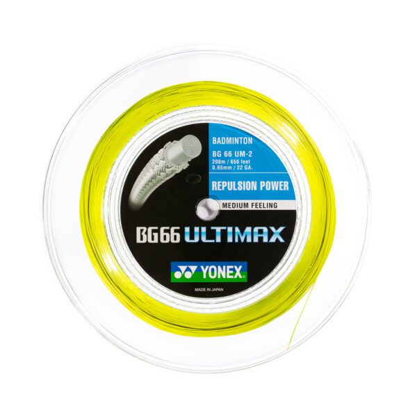 Yonex BG66 ultimax badmintonsnaar - power - coil of 10m set