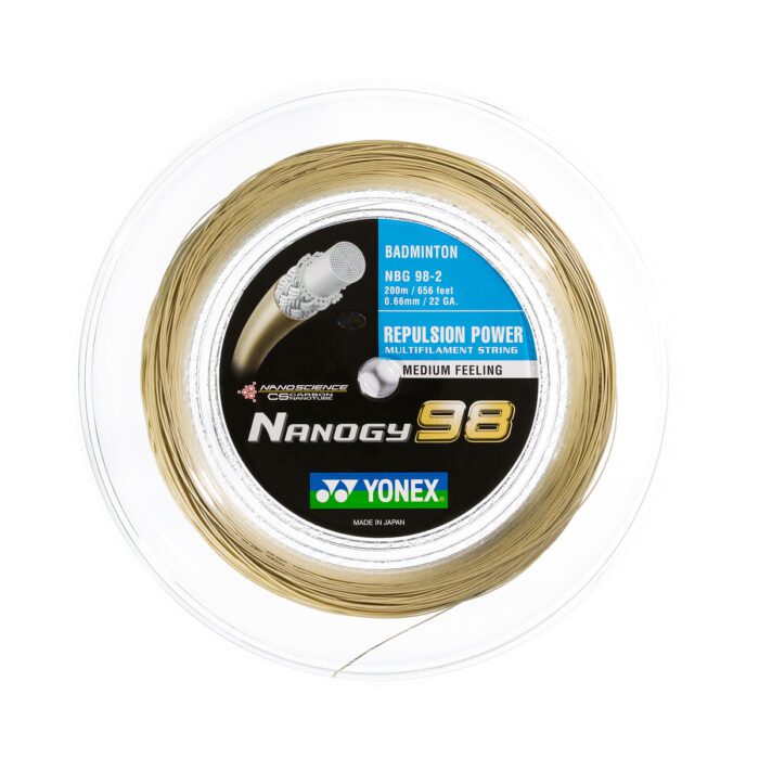 Yonex Nanogy 98 badmintonsnaar - coil of 10m set