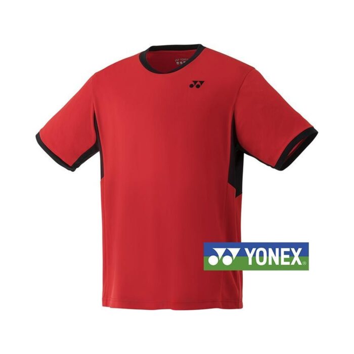 Yonex junior team shirt YM0010EX sunset rood | maat 135-145