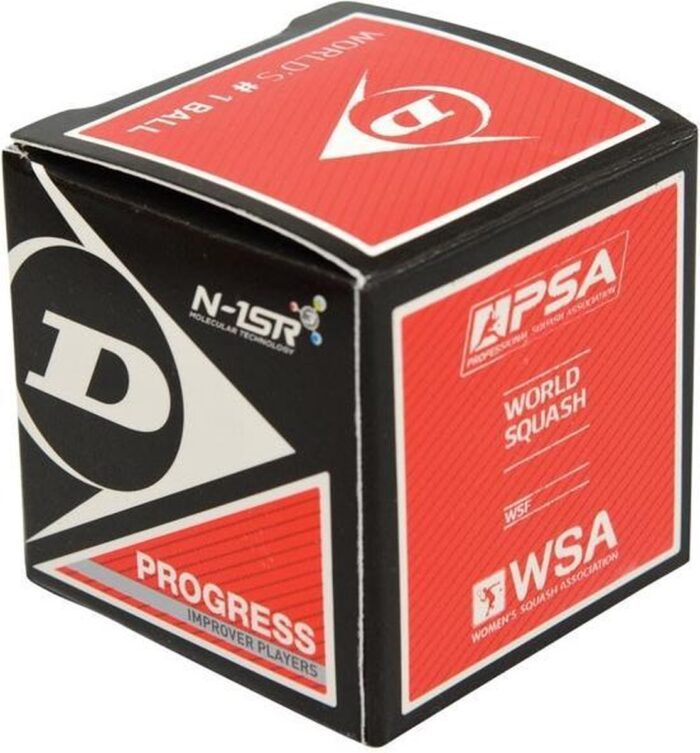 Dunlop squashbal - rode stip