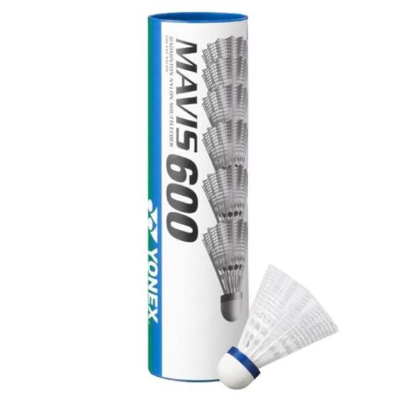 Yonex Mavis 600 nylon shuttle (wit - middel)
