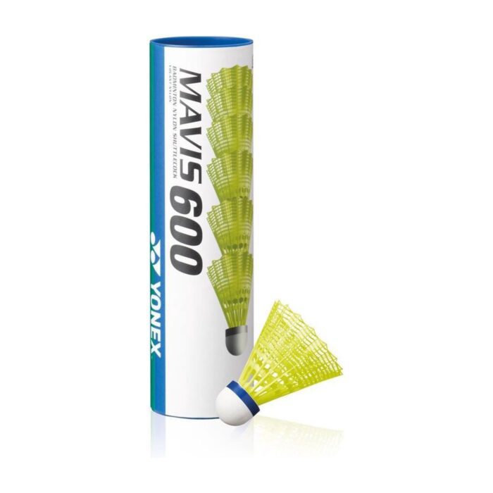 Yonex Mavis 600 nylon badmintonshuttle - geel / medium