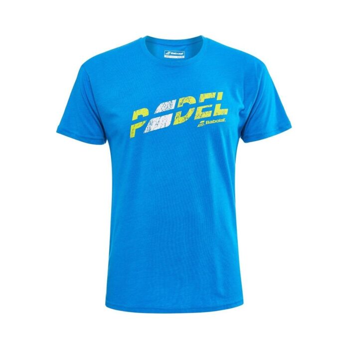 Babolat padel opdruk shirt blauw