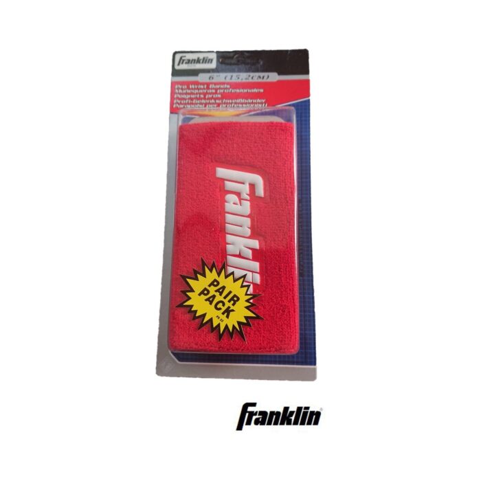 Franklin Pro onderarm/pols zweetband | 15.2cm | blauw, rood of zwart| 2 stuks