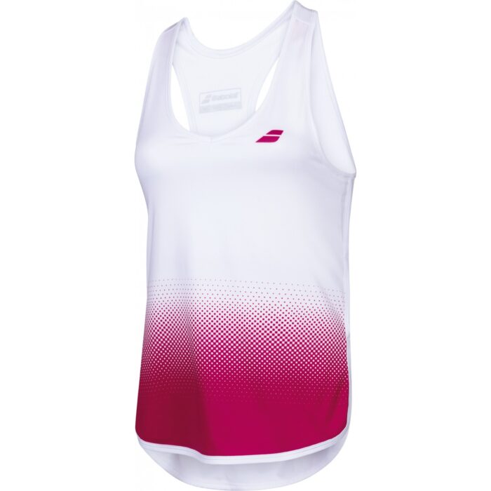 Babolat Compete Tank Top | wit/rood | maat M