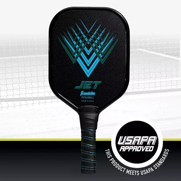 Franklin JET ALU pickleball racket - zwart / blauw