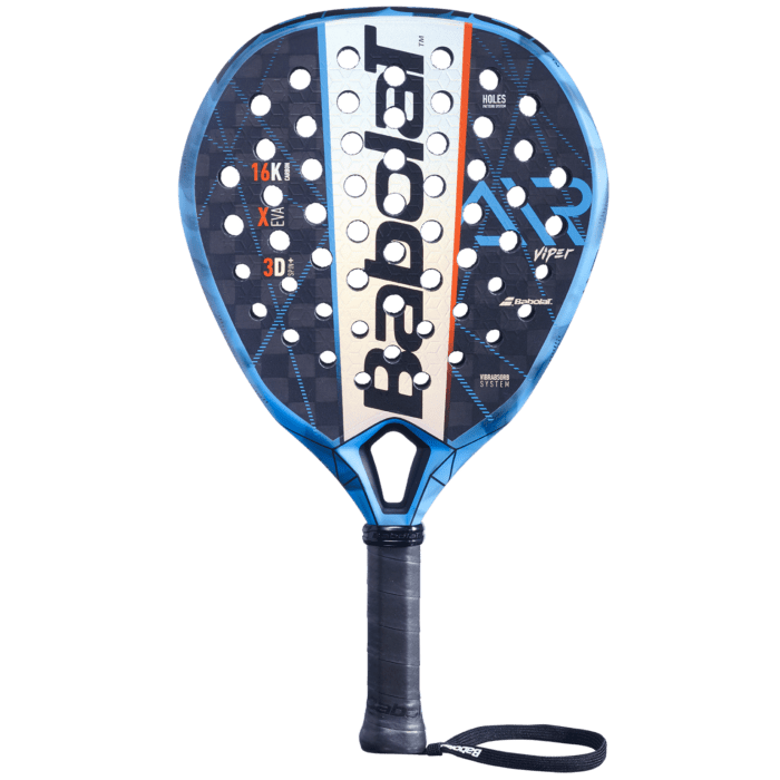 Babolat Air Veron padelracket - zwart/blauw -  met ballen [ review ]