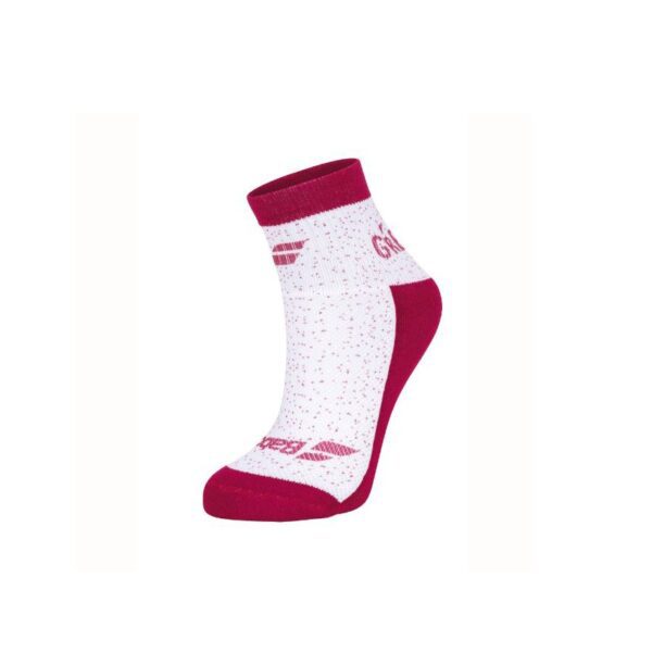 Babolat graphic sportsokken women | Is a Great day Every day | wit rood
