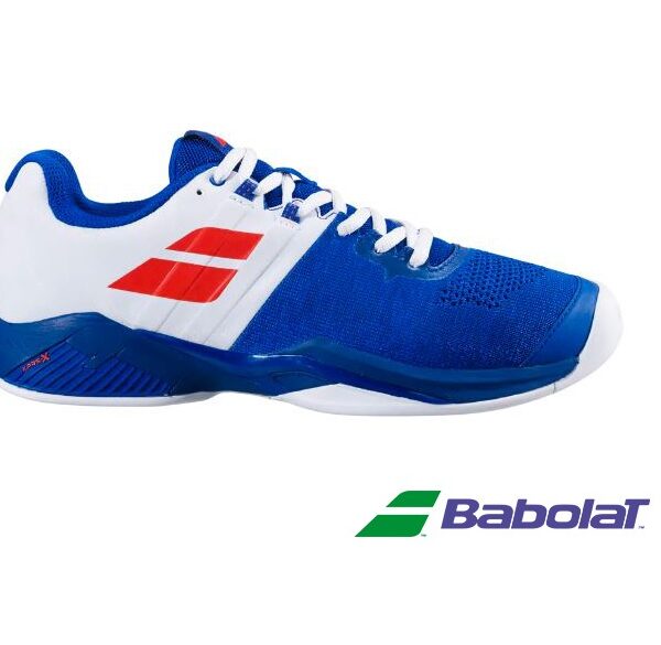 Babolat Propulse Blast indoor heren tennisschoen - blauw/wit/rood