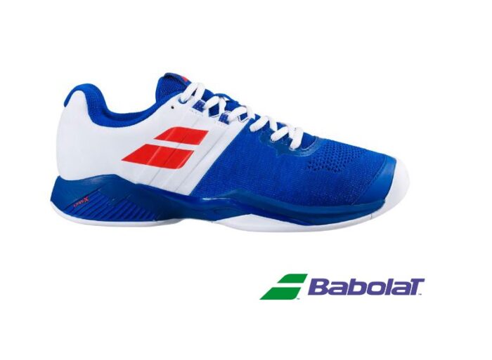 Babolat Propulse Blast indoor heren tennisschoen - blauw/wit/rood