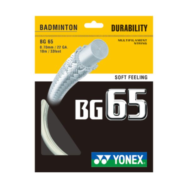 Yonex BG65 badmintonsnaar - diverse kleuren - CHESPsport 10m set