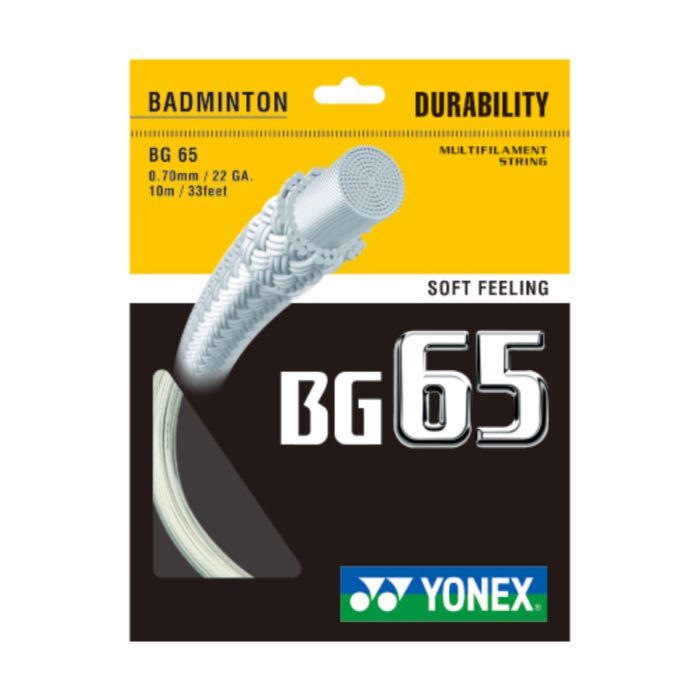 Yonex BG65 badmintonsnaar - diverse kleuren - CHESPsport 10m set