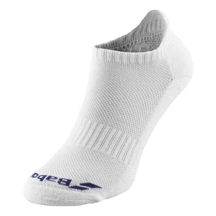 Babolat invisible korte sportsokken (2paar) - wit/blauw