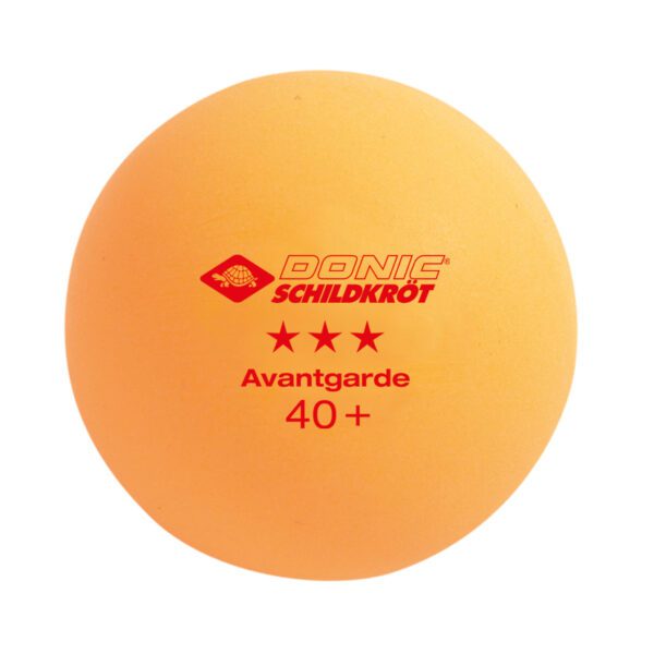 Donic Schildkröt Tafeltennisballen Avantgarde 3* - oranje - 3stuks