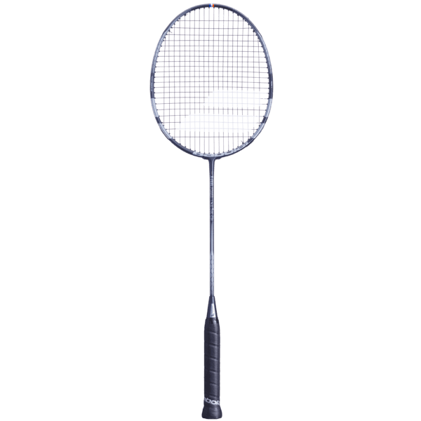 Babolat X-feel power badmintonracket grijs/zwart - bespannen