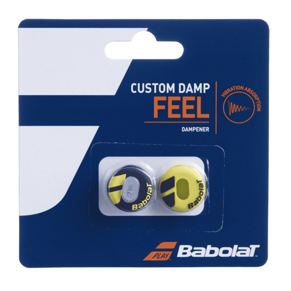 Babolat CUSTOM damp / dempers X2 - zwart/geel