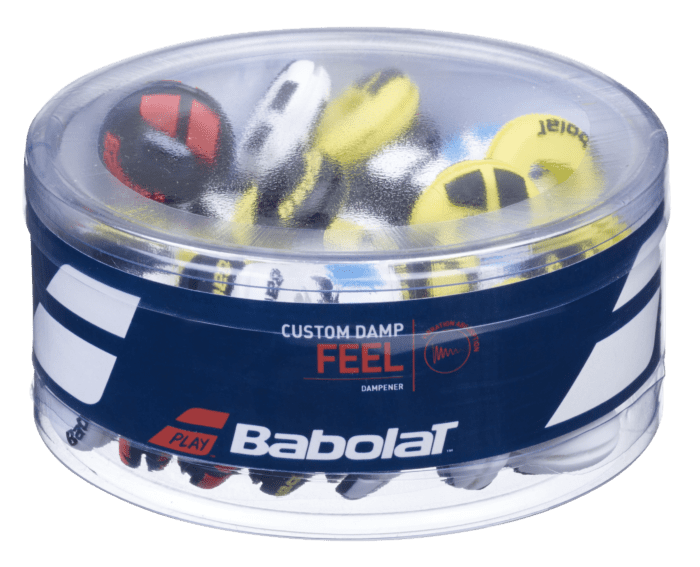Babolat Custum Damp dempers - assorti box van 48stuks