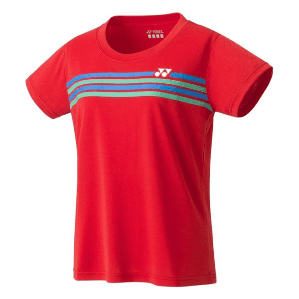 YONEX YW0022 dames teamwear shirt tennis badminton - rood/groen