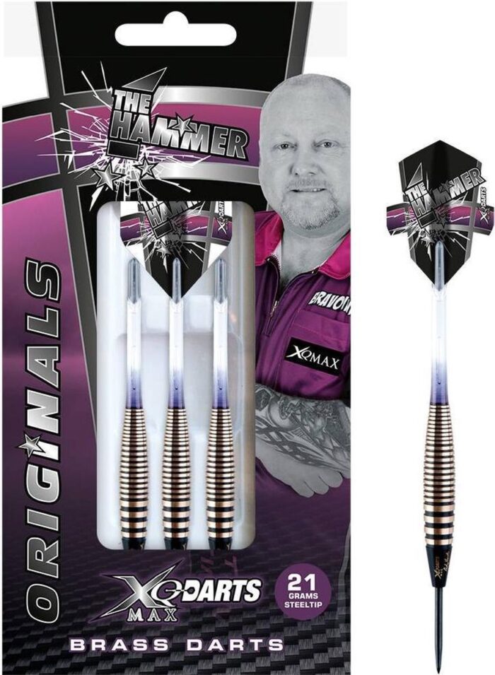 XQ Max - Andy Hamilton brass dartset - soft tip - 21 gram