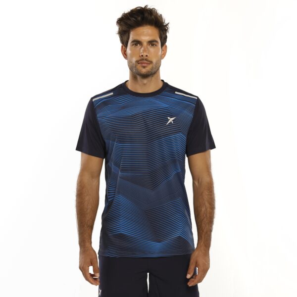 Drop Shot JMD Rush Azul padel t-shirt - blauw/zwart
