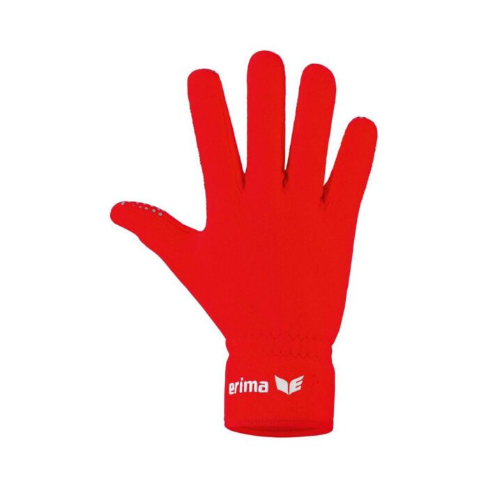 Erima outdoor veldspeler handschoenen - rood - diverse maten