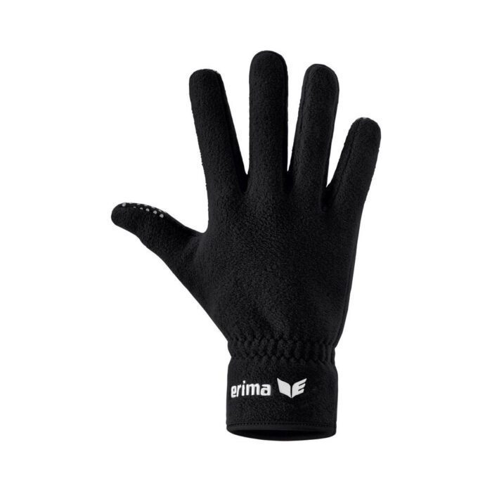 Erima outdoor veldspeler handschoenen - zwart - diverse maten