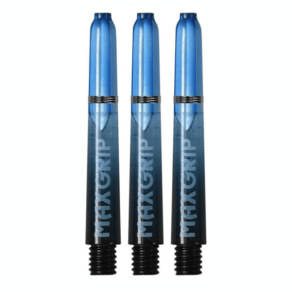 XQ Max nylon shafts - 35 mm - zwart/blauw -  3pcs