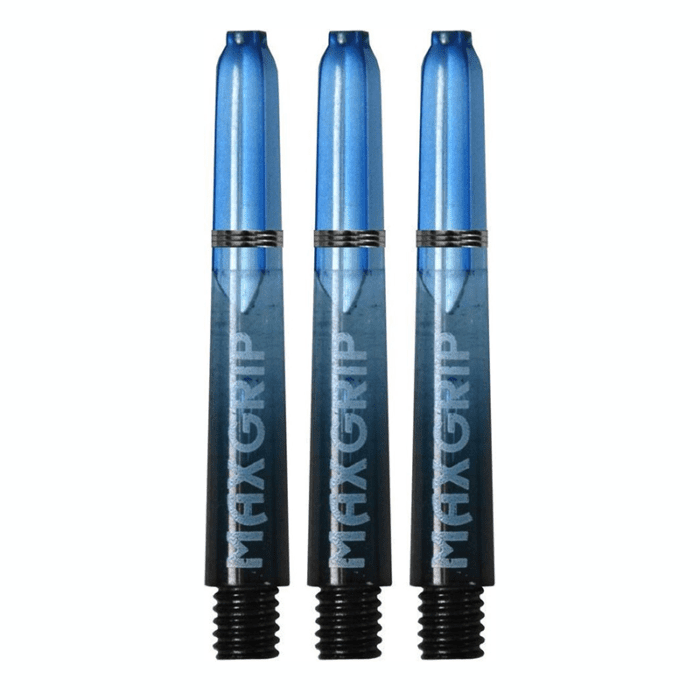 XQ Max nylon shafts - 35 mm - zwart/blauw -  3pcs