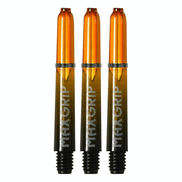 XQ Max nylon shafts - 35 mm - zwart/oranje -  3pcs