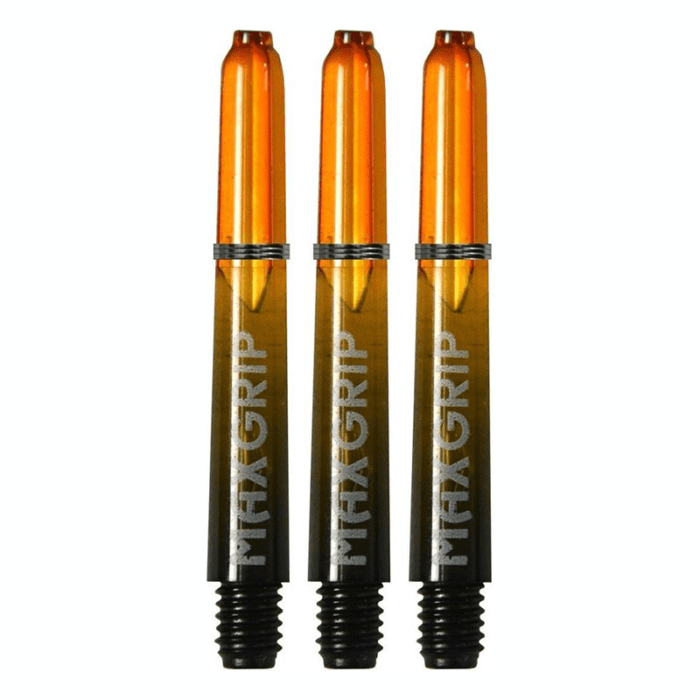 XQ Max nylon shafts - 35 mm - zwart/oranje -  3pcs