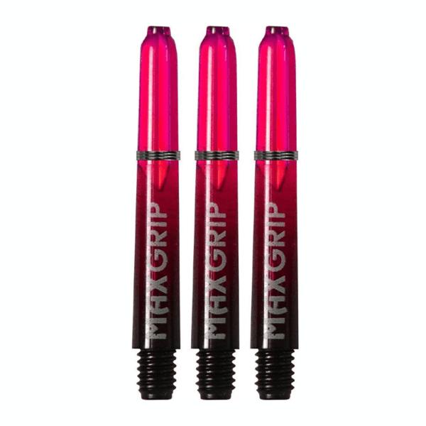 XQ Max nylon shafts - 35 mm - zwart/roze -  3pcs