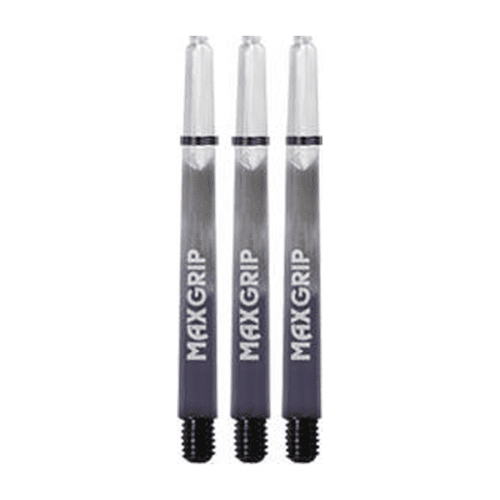 XQ Max nylon shafts - 48 mm - zwart/grijs -  3pcs