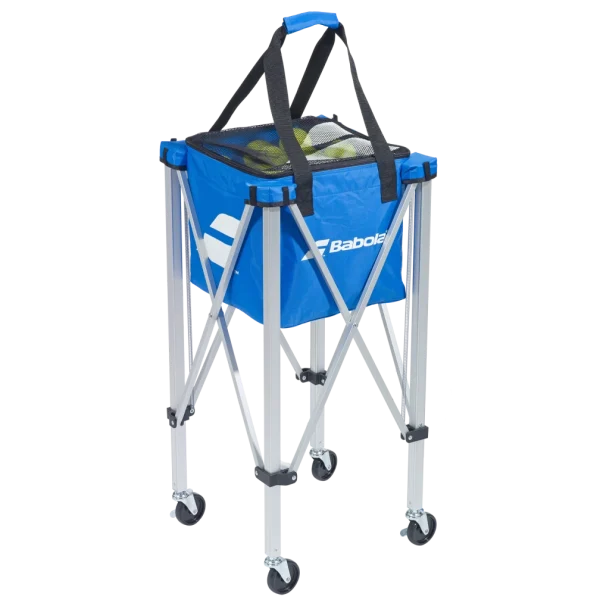 Babolat tennis padel ballenmand op wieltjes - blauw -
