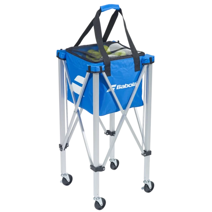 Babolat tennis padel ballenmand op wieltjes - blauw -