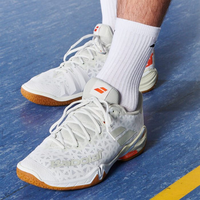 Babolat Shadow Tour indoor sportschoen- wit / grijs - maat 42