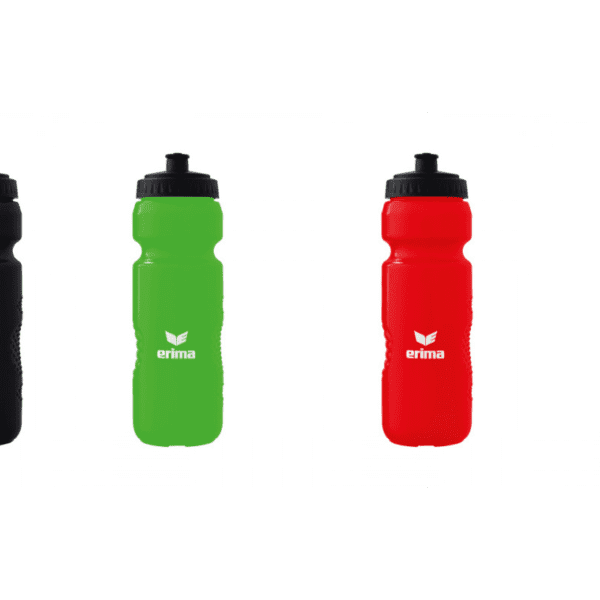 Erima TEAM drinkfles / bidon - 800ml - rood, blauw, zwart of groen