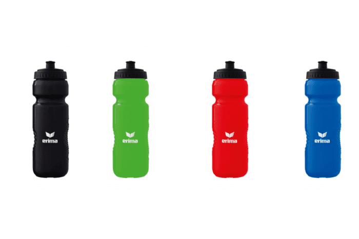 Erima TEAM drinkfles / bidon - 800ml - rood, blauw, zwart of groen