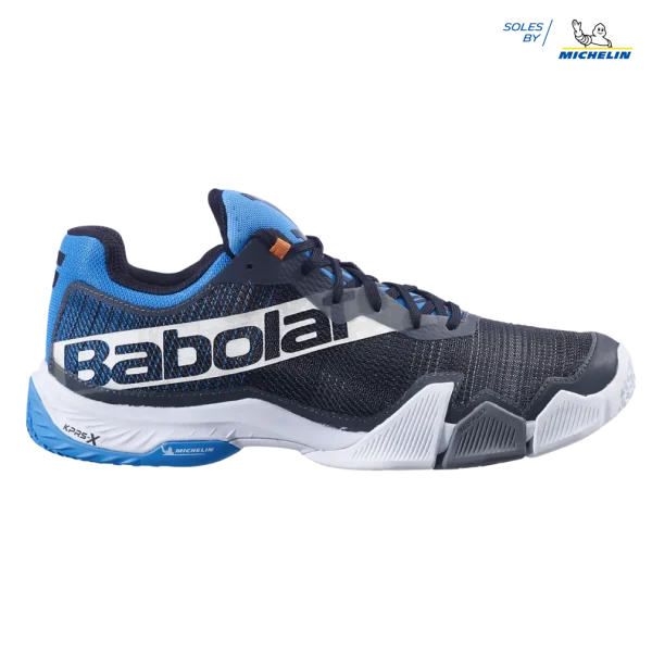 Babolat Jet Premura heren padelschoen - blauw/wit/zwart