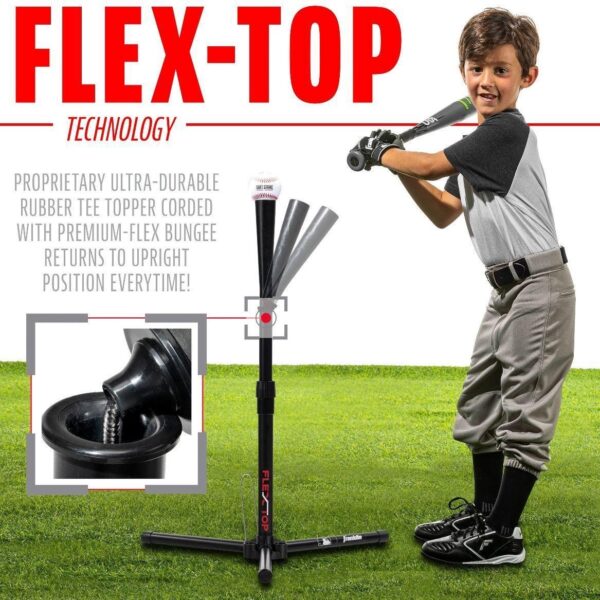 Franklin FLEX top batting tee / slagstatief junioren - zwart