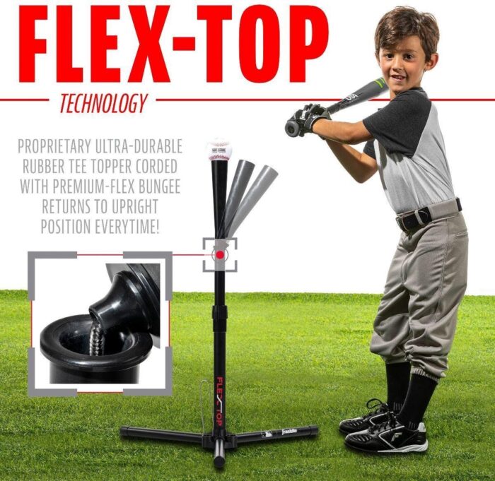 Franklin FLEX top batting tee / slagstatief junioren - zwart