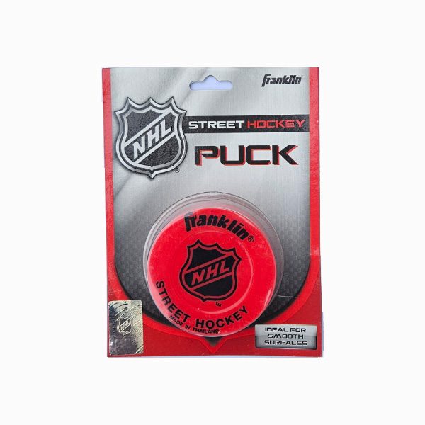 Franklin NHL Straathockey puck High Density 75mm- rood, oranje of geel