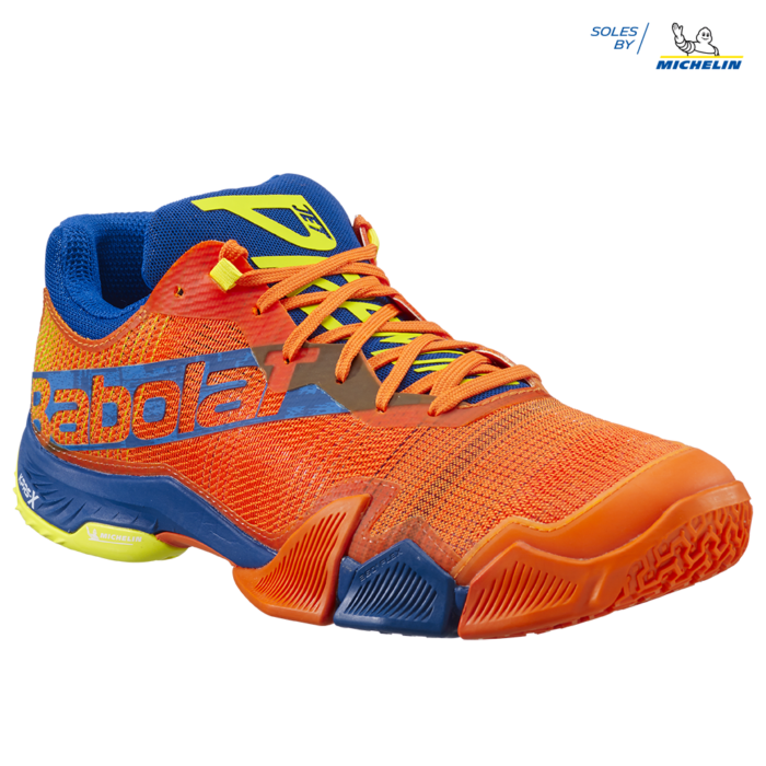 Babolat Jet Premura heren padelschoen - oranje / blauw