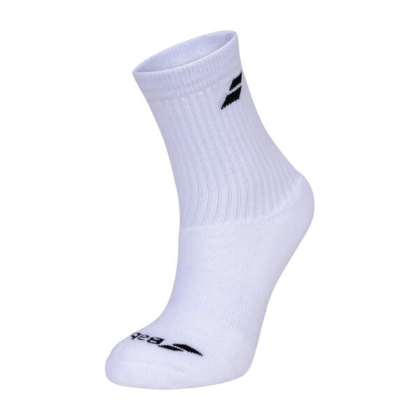 Babolat 3pak hoge sportsokken -wit