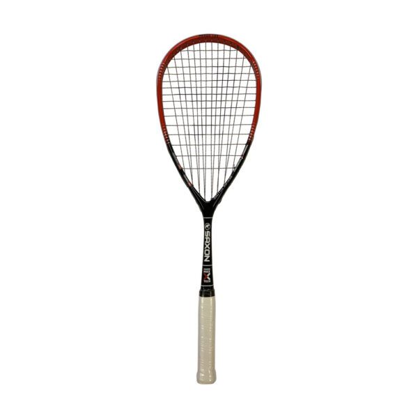 SAXON Aerox 135 squashracket  - snelheid - zwart/rood