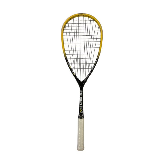 SAXON Aerox 135 squashracket  - snelheid - zwart/geel