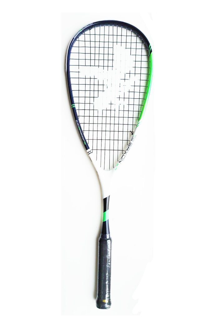 SAXON C4 squashracket  - technisch - zwart / wit / groen