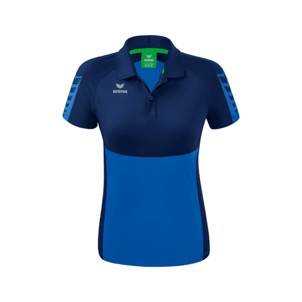 OSM Maarssen: Erima Six Wings dames polo - new royal / new navy