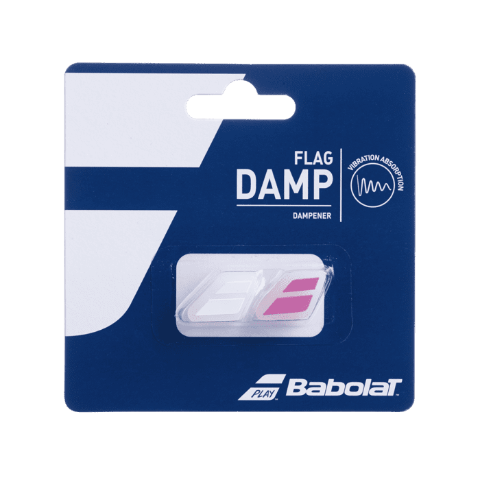 Babolat FLAG dempers X2 - wit / roze