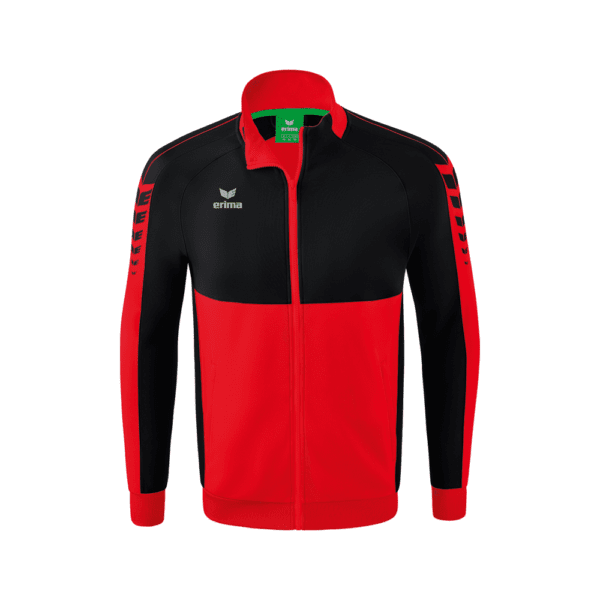 BAN Erima Six Wings unisex worker jack - zwart/rood