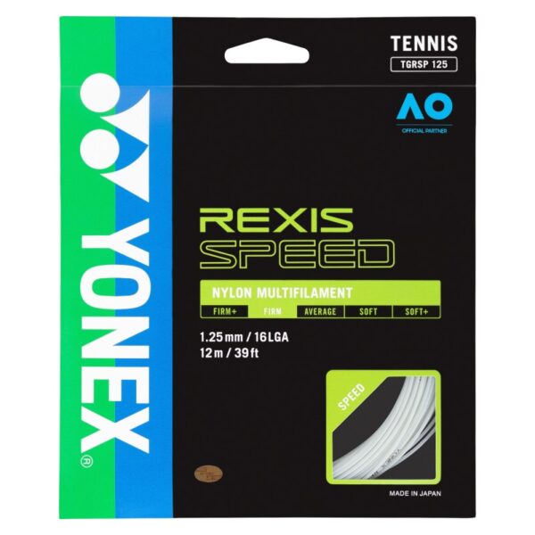 Yonex REXIS Speed tennissnaar - 130mm - 12m set